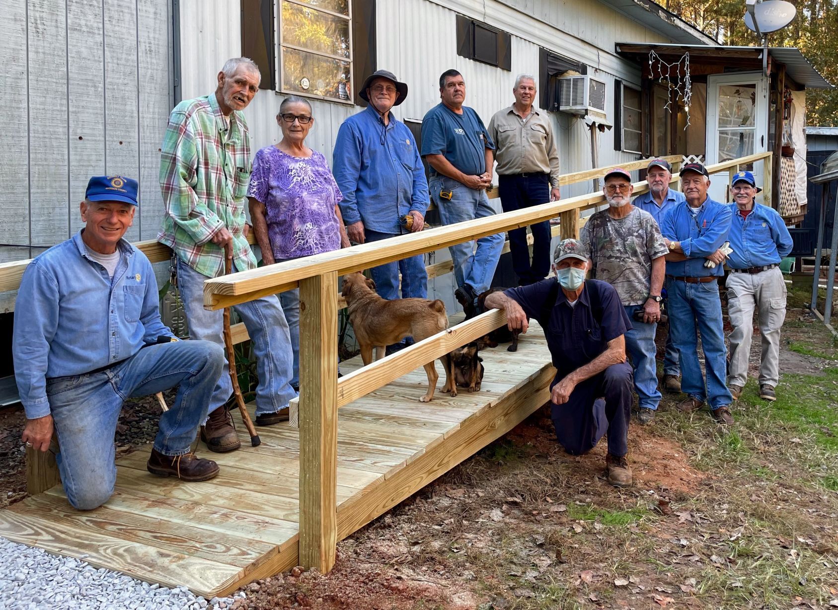 Rotary constructs ramp for Morgan Woods